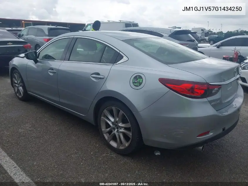 2016 Mazda Mazda6 I Touring VIN: JM1GJ1V57G1434250 Lot: 42241857