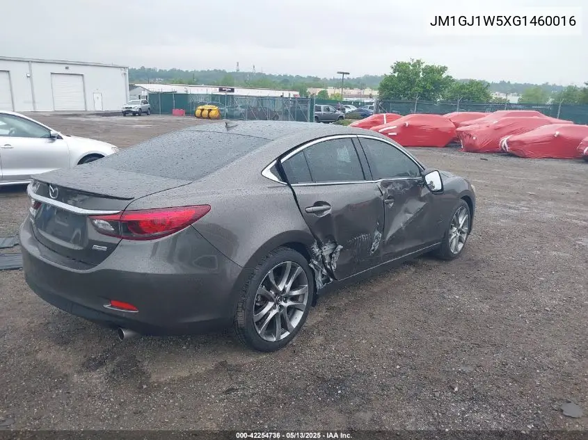 2016 Mazda Mazda6 I Grand Touring VIN: JM1GJ1W5XG1460016 Lot: 42254736