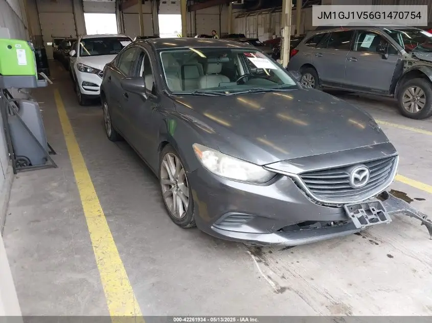 2016 Mazda Mazda6 I Touring VIN: JM1GJ1V56G1470754 Lot: 42261934