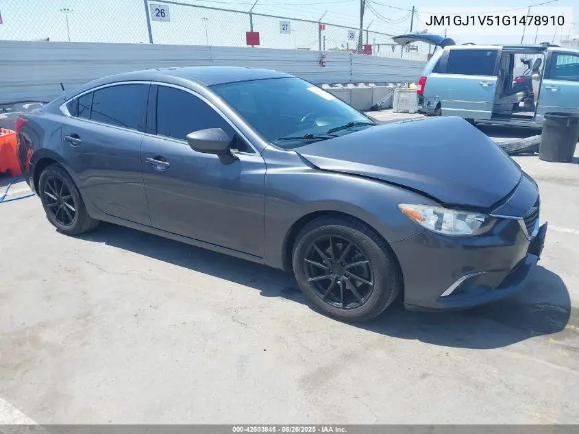2016 Mazda Mazda6 I Touring VIN: JM1GJ1V51G1478910 Lot: 42603846