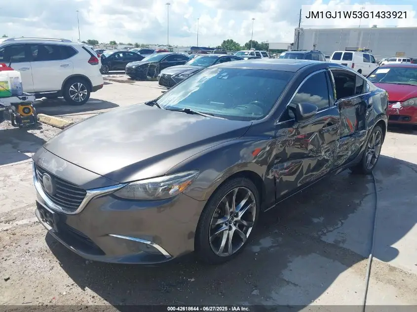 2016 Mazda Mazda6 I Grand Touring VIN: JM1GJ1W53G1433921 Lot: 42618644