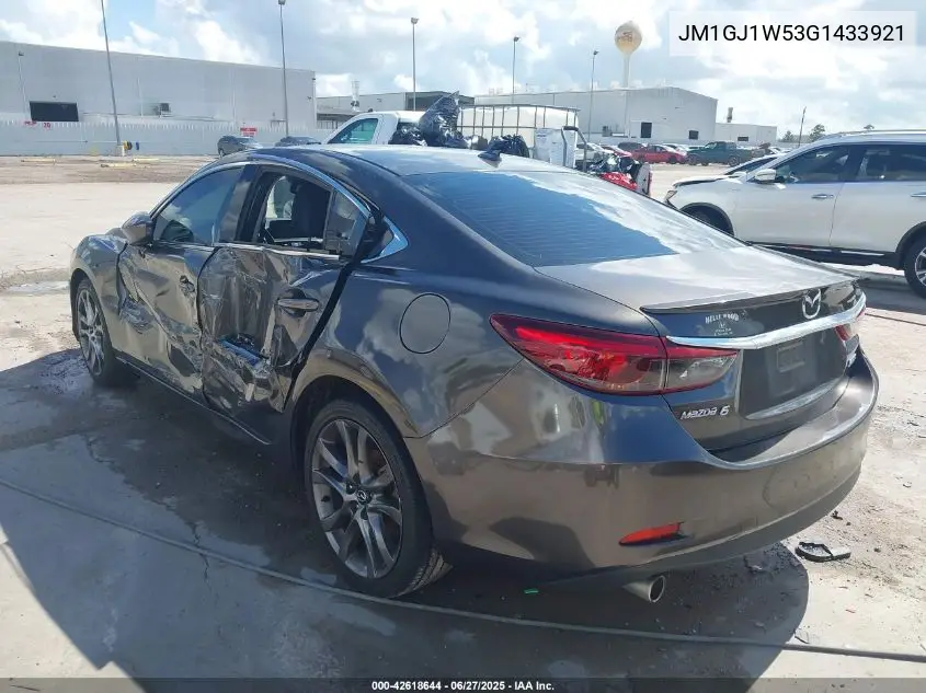2016 Mazda Mazda6 I Grand Touring VIN: JM1GJ1W53G1433921 Lot: 42618644