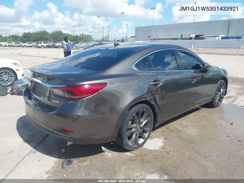 2016 Mazda Mazda6 I Grand Touring VIN: JM1GJ1W53G1433921 Lot: 42618644