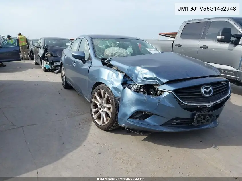 2016 Mazda 6 I Touring VIN: JM1GJ1V56G1452948 Lot: 42634980