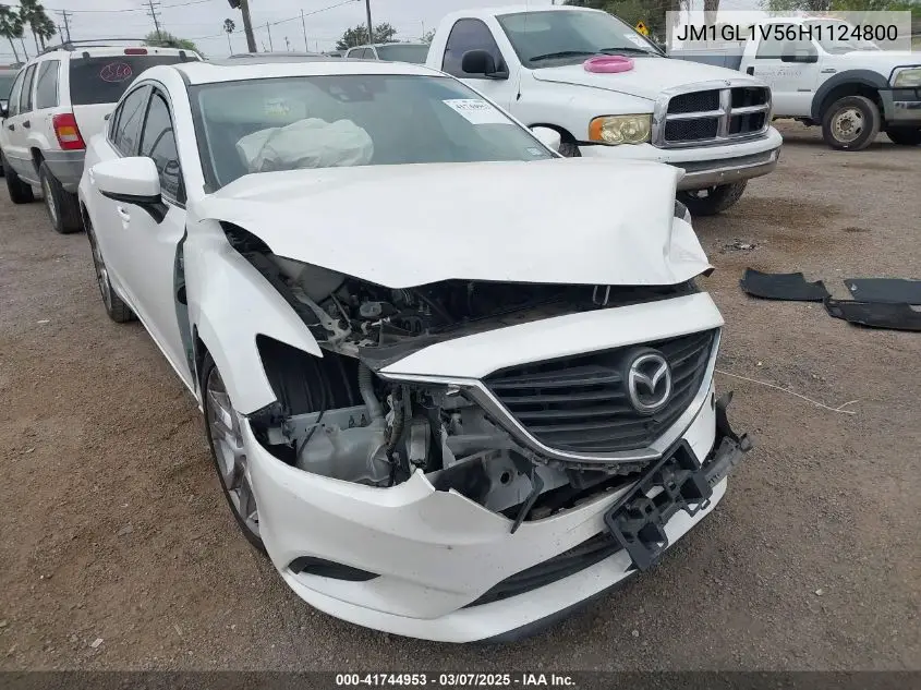 2017 Mazda Mazda6 Touring VIN: JM1GL1V56H1124800 Lot: 41744953