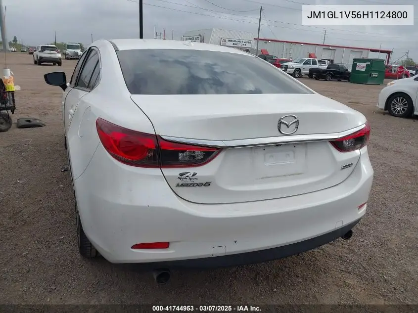 2017 Mazda Mazda6 Touring VIN: JM1GL1V56H1124800 Lot: 41744953