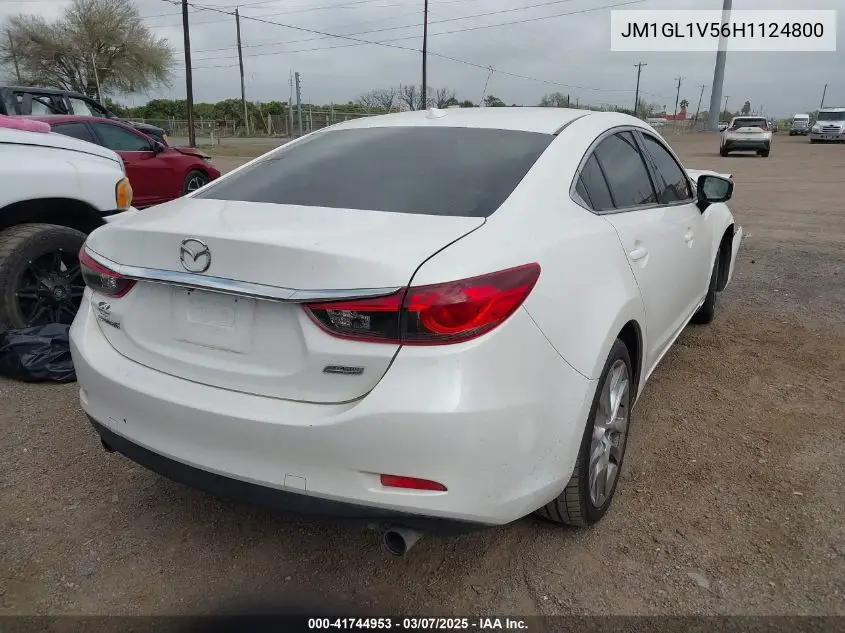 2017 Mazda Mazda6 Touring VIN: JM1GL1V56H1124800 Lot: 41744953
