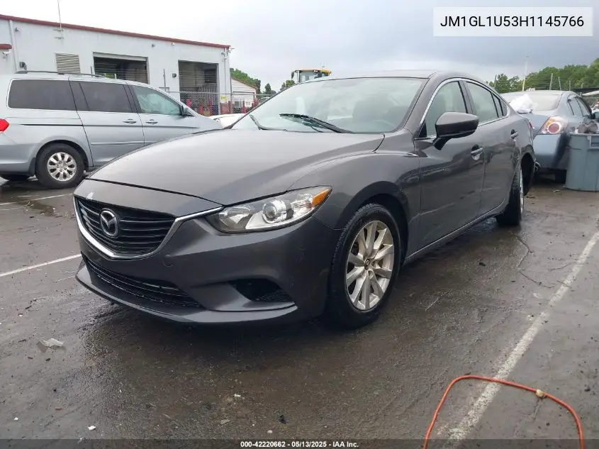 2017 Mazda Mazda6 Sport VIN: JM1GL1U53H1145766 Lot: 42220662