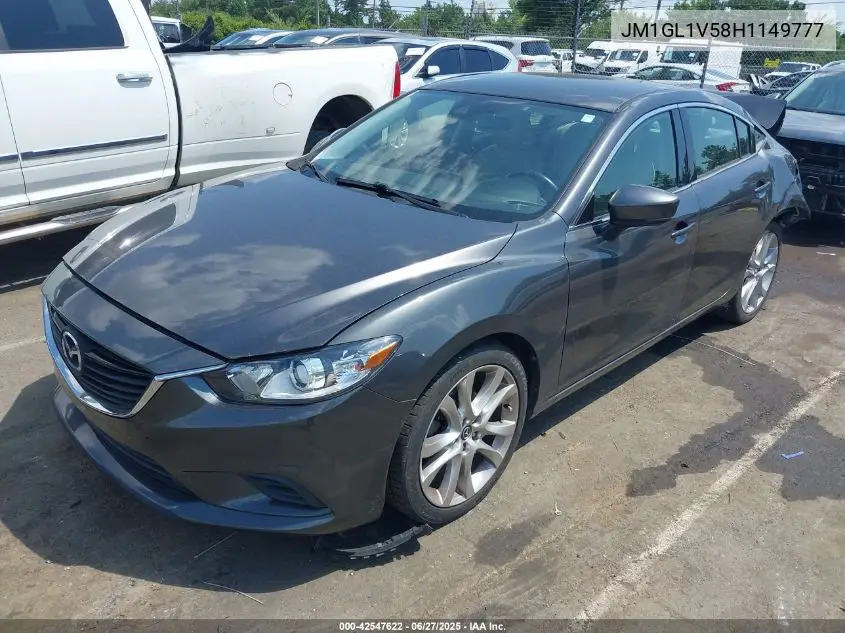 2017 Mazda Mazda6 Touring VIN: JM1GL1V58H1149777 Lot: 42547622