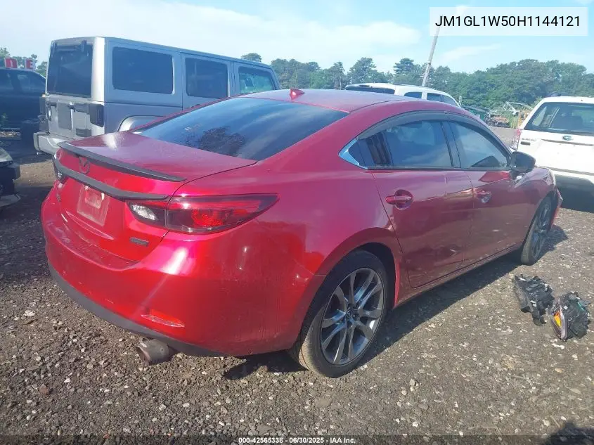 2017 Mazda 6 Grand Touring VIN: JM1GL1W50H1144121 Lot: 42565338
