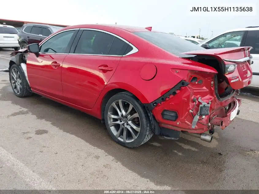2017 Mazda Mazda6 Grand Touring VIN: JM1GL1X55H1135638 Lot: 42614514