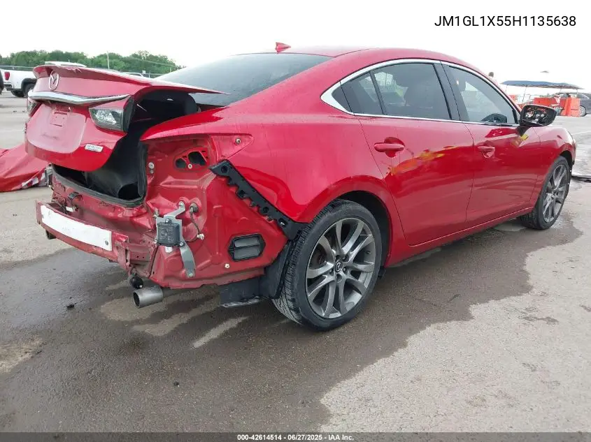 2017 Mazda Mazda6 Grand Touring VIN: JM1GL1X55H1135638 Lot: 42614514