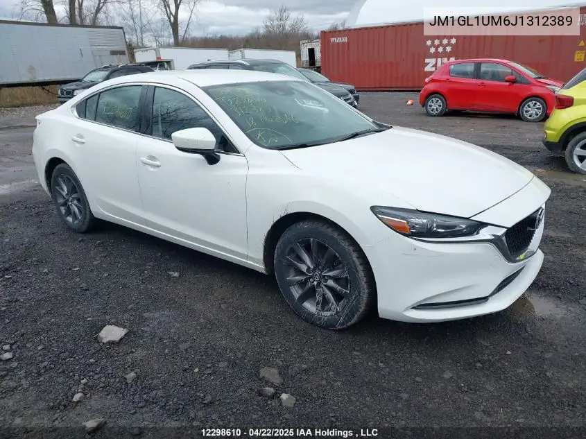 2018 Mazda 6 Sport VIN: JM1GL1UM6J1312389 Lot: 12298610