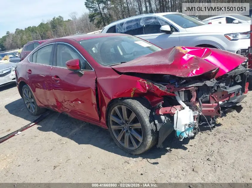 2019 Mazda Mazda6 Touring VIN: JM1GL1VM5K1501051 Lot: 41665980