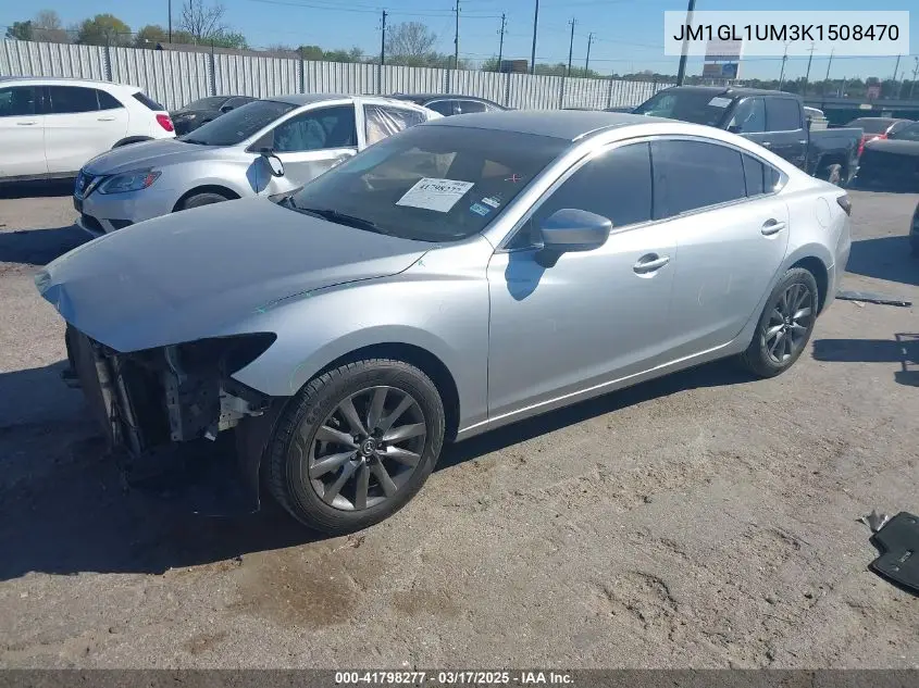 2019 Mazda Mazda6 Sport VIN: JM1GL1UM3K1508470 Lot: 41798277