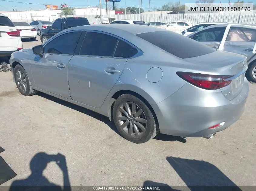 2019 Mazda Mazda6 Sport VIN: JM1GL1UM3K1508470 Lot: 41798277