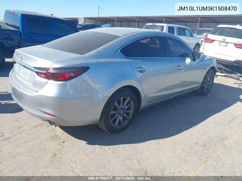 2019 Mazda Mazda6 Sport VIN: JM1GL1UM3K1508470 Lot: 41798277