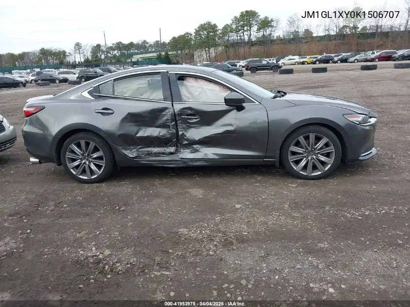 2019 Mazda Mazda6 Signature VIN: JM1GL1XY0K1506707 Lot: 41953975