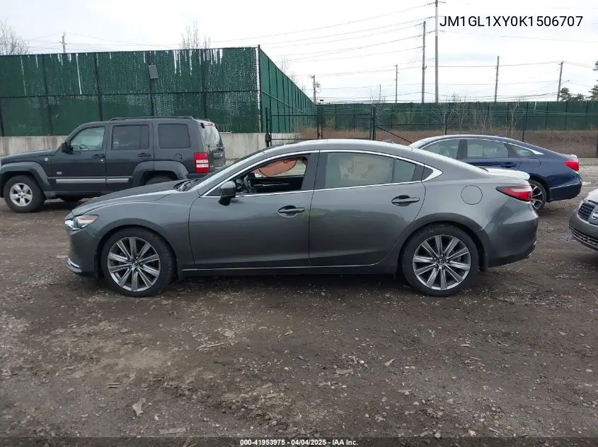 2019 Mazda Mazda6 Signature VIN: JM1GL1XY0K1506707 Lot: 41953975
