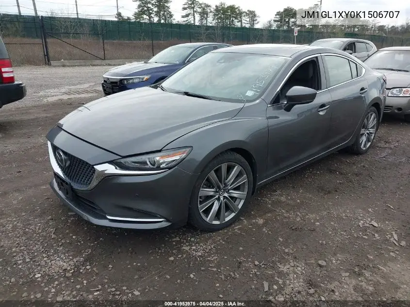 2019 Mazda Mazda6 Signature VIN: JM1GL1XY0K1506707 Lot: 41953975