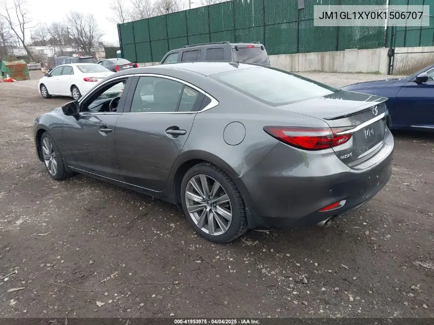 2019 Mazda Mazda6 Signature VIN: JM1GL1XY0K1506707 Lot: 41953975