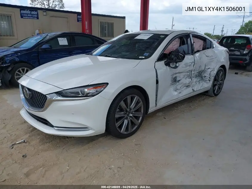 2019 Mazda Mazda6 Signature VIN: JM1GL1XY4K1506001 Lot: 42146889