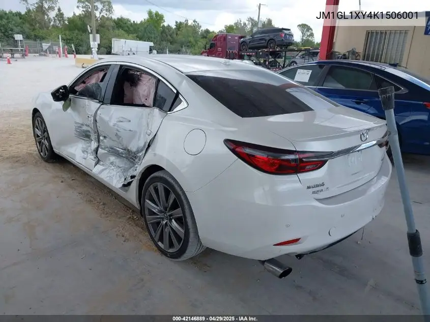 2019 Mazda Mazda6 Signature VIN: JM1GL1XY4K1506001 Lot: 42146889