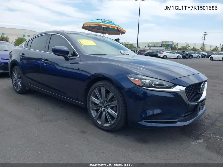 2019 Mazda Mazda6 Grand Touring VIN: JM1GL1TY7K1501686 Lot: 42238671