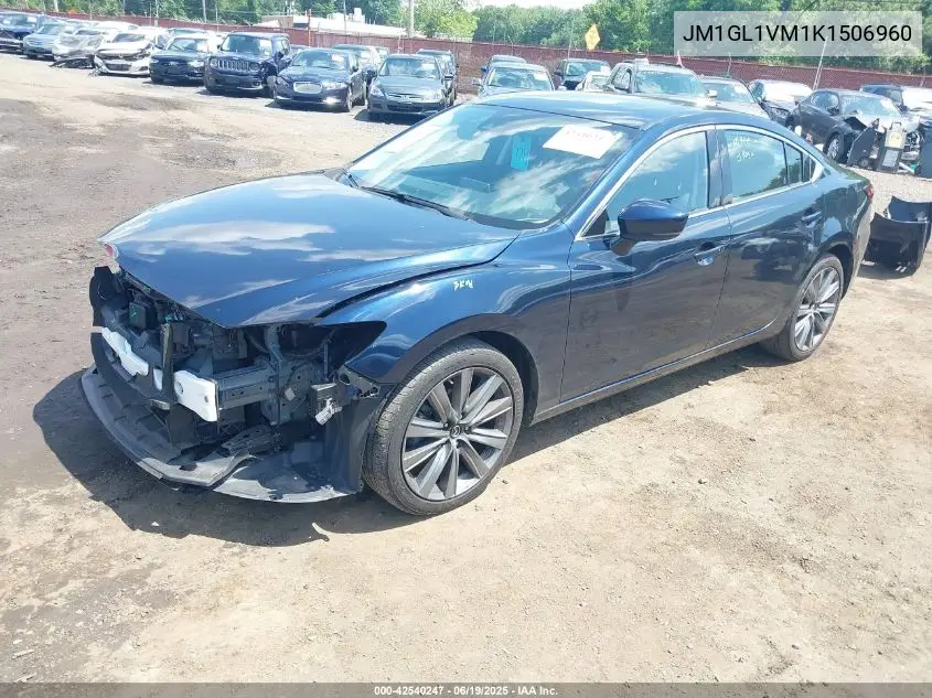 2019 Mazda Mazda6 Touring VIN: JM1GL1VM1K1506960 Lot: 42540247