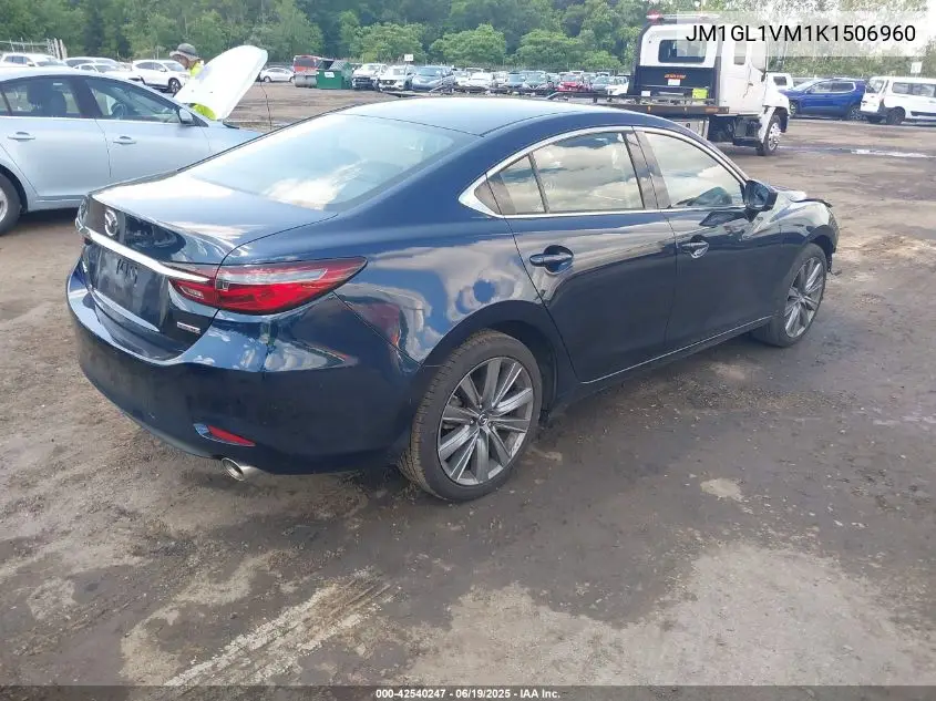 2019 Mazda Mazda6 Touring VIN: JM1GL1VM1K1506960 Lot: 42540247