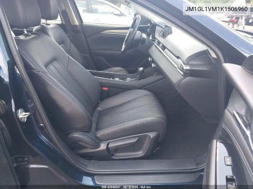 2019 Mazda Mazda6 Touring VIN: JM1GL1VM1K1506960 Lot: 42540247
