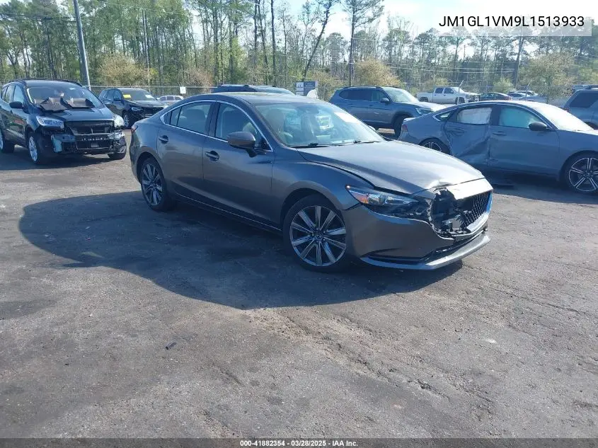 2020 Mazda Mazda6 Touring VIN: JM1GL1VM9L1513933 Lot: 41882354