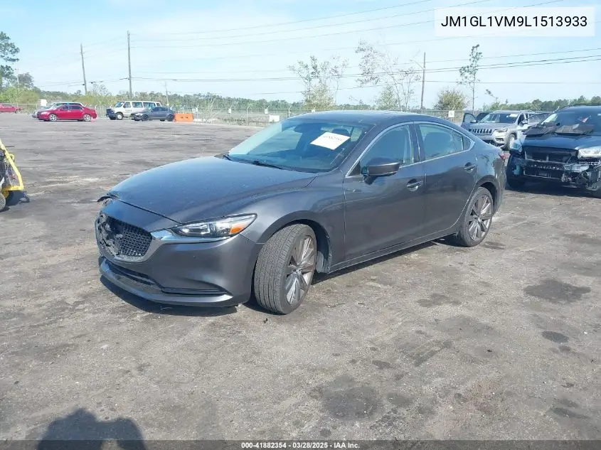 2020 Mazda Mazda6 Touring VIN: JM1GL1VM9L1513933 Lot: 41882354