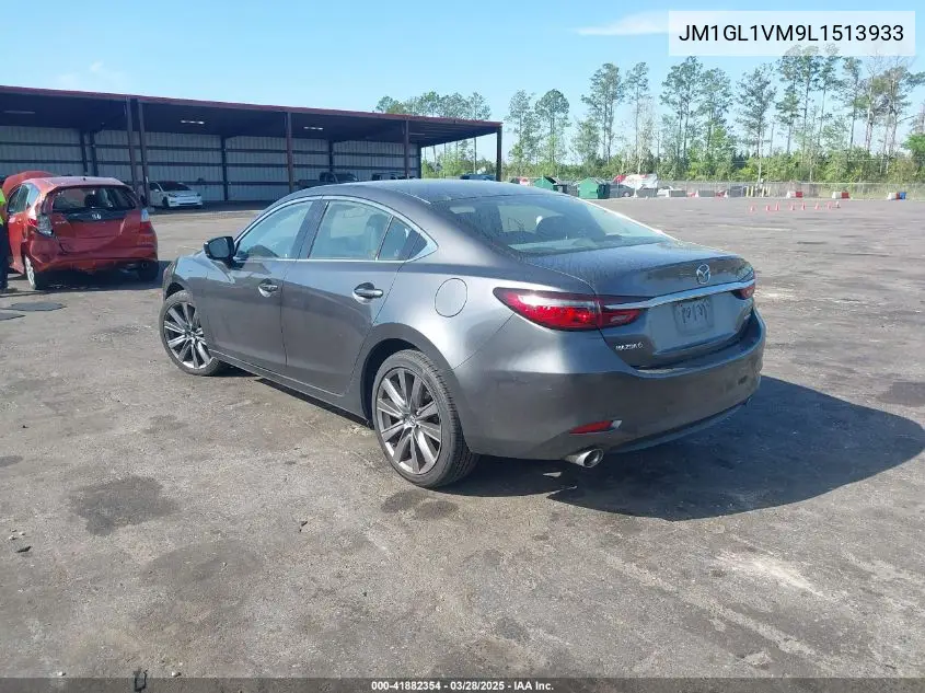 2020 Mazda Mazda6 Touring VIN: JM1GL1VM9L1513933 Lot: 41882354