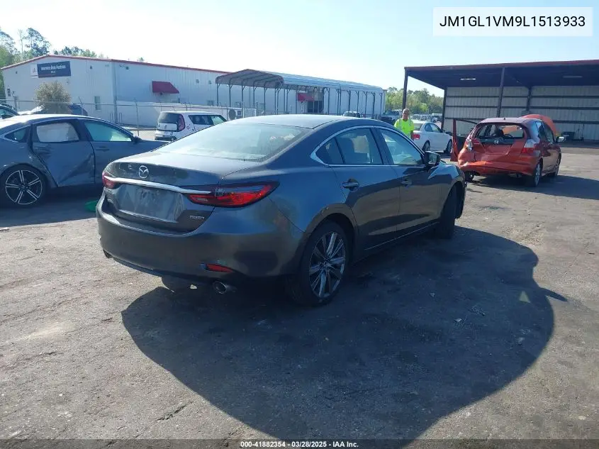 2020 Mazda Mazda6 Touring VIN: JM1GL1VM9L1513933 Lot: 41882354
