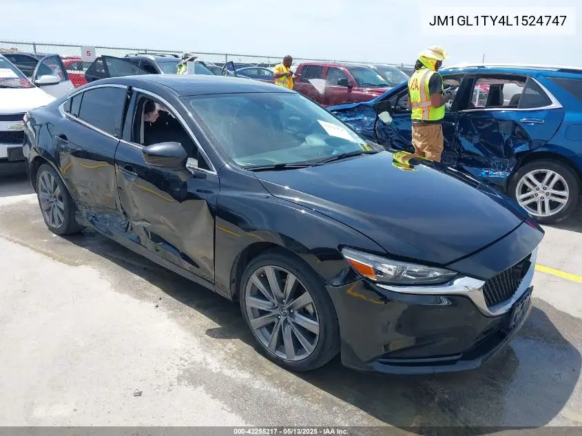 2020 Mazda Mazda6 Grand Touring VIN: JM1GL1TY4L1524747 Lot: 42255217