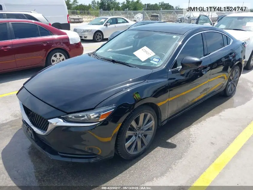 2020 Mazda Mazda6 Grand Touring VIN: JM1GL1TY4L1524747 Lot: 42255217