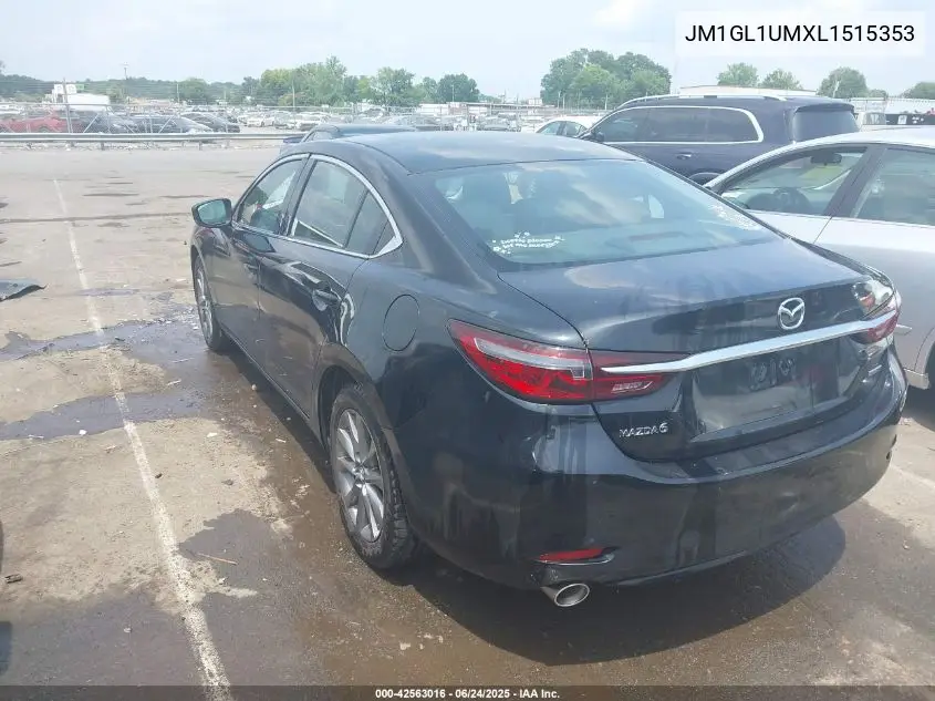 2020 Mazda Mazda6 Sport VIN: JM1GL1UMXL1515353 Lot: 42563016