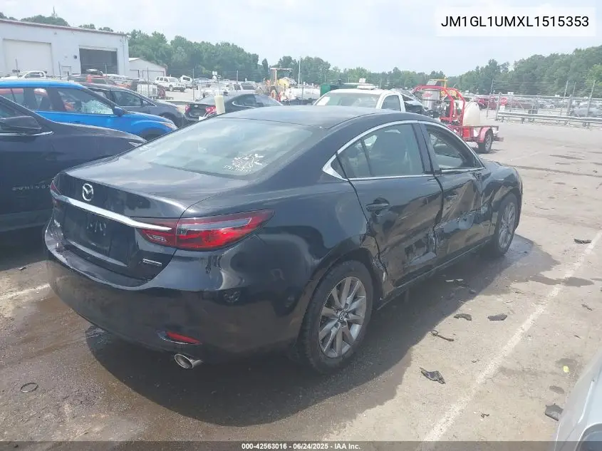 2020 Mazda Mazda6 Sport VIN: JM1GL1UMXL1515353 Lot: 42563016