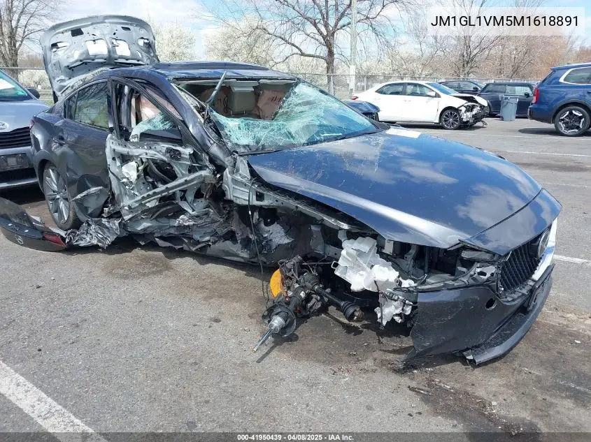 2021 Mazda Mazda6 Touring VIN: JM1GL1VM5M1618891 Lot: 41950439
