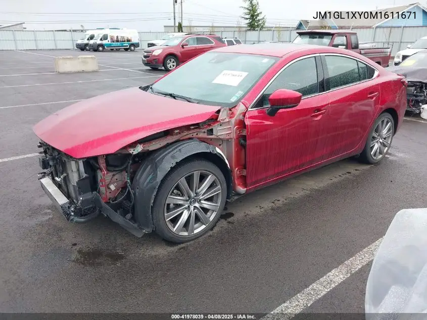 2021 Mazda Mazda6 Signature VIN: JM1GL1XY0M1611671 Lot: 41978039