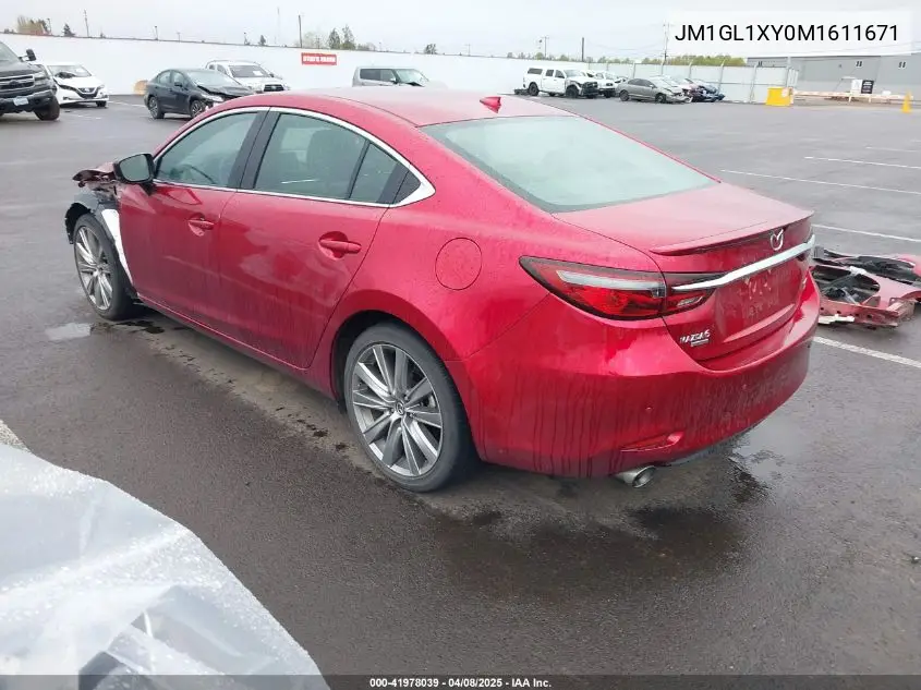 2021 Mazda Mazda6 Signature VIN: JM1GL1XY0M1611671 Lot: 41978039