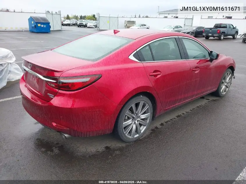 2021 Mazda Mazda6 Signature VIN: JM1GL1XY0M1611671 Lot: 41978039
