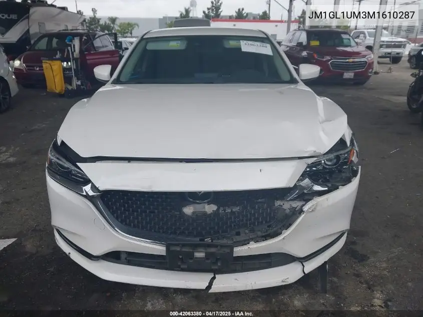 2021 Mazda Mazda6 Sport VIN: JM1GL1UM3M1610287 Lot: 42063380