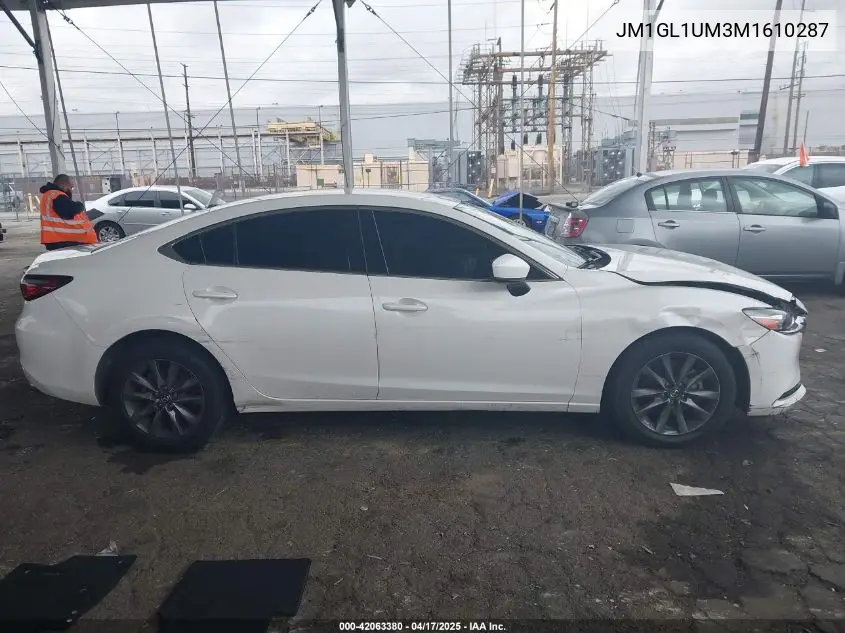 2021 Mazda Mazda6 Sport VIN: JM1GL1UM3M1610287 Lot: 42063380