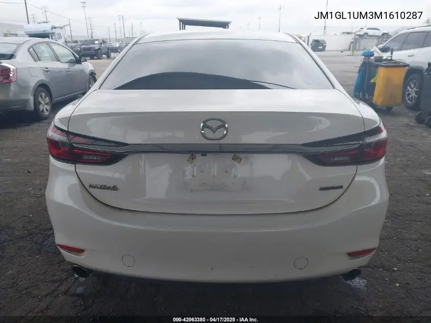2021 Mazda Mazda6 Sport VIN: JM1GL1UM3M1610287 Lot: 42063380