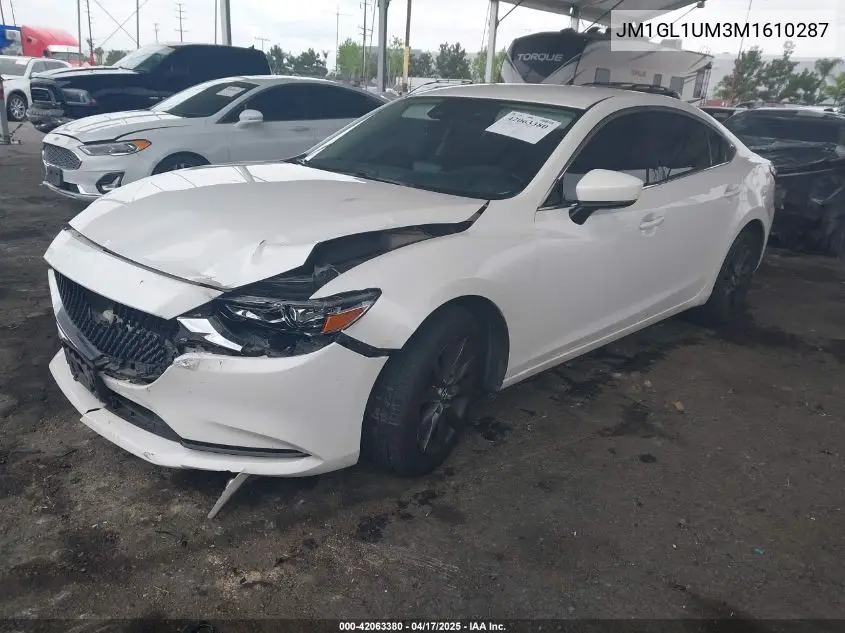 2021 Mazda Mazda6 Sport VIN: JM1GL1UM3M1610287 Lot: 42063380