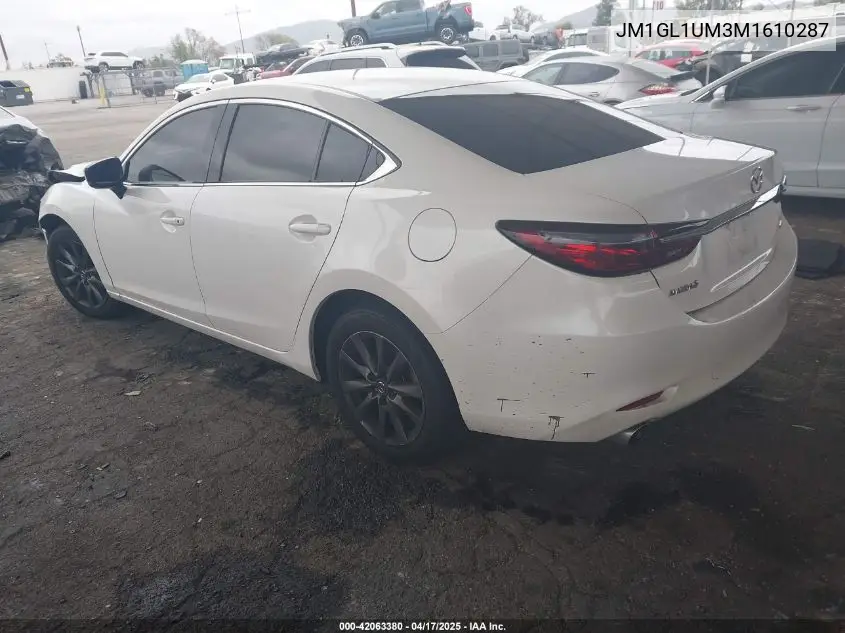 2021 Mazda Mazda6 Sport VIN: JM1GL1UM3M1610287 Lot: 42063380