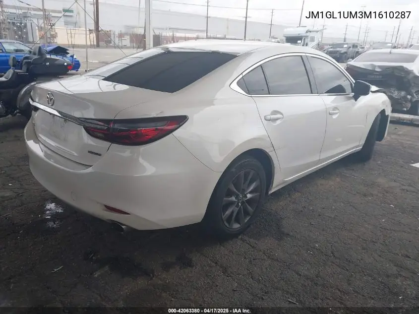 2021 Mazda Mazda6 Sport VIN: JM1GL1UM3M1610287 Lot: 42063380