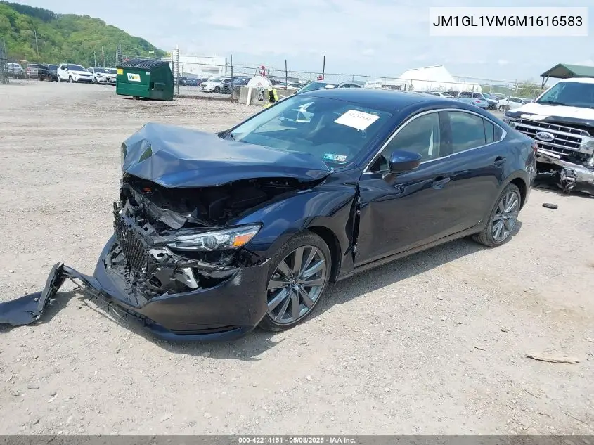 2021 Mazda Mazda6 Touring VIN: JM1GL1VM6M1616583 Lot: 42214151